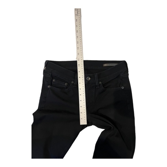 Rag and Bone Black Equestrian Cotton Blend Stretch Jeans 27 - Picture 10 of 10